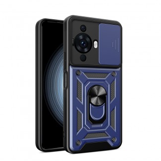 Huawei Nova 12S Kılıf Magnetik Standlı Kamera Korumalı Zore Sürgülü Vega Kapak Huawei Nova 12S Kılıf Magnetik Standlı Kamera Korumalı Zore Sürgülü Vega Kapak