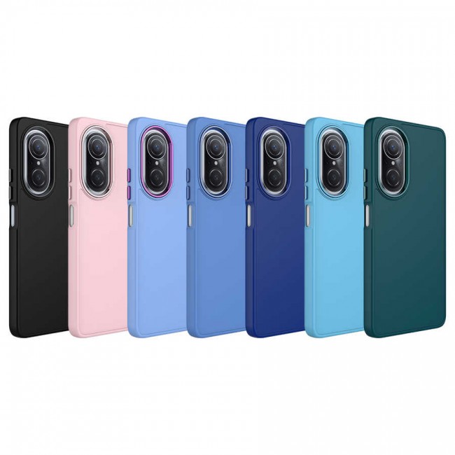 Huawei Nova 9 SE Kılıf Metal Çerçeve ve Buton Tasarımlı Silikon Zore Luna Kapak Huawei Nova 9 SE Kılıf Metal Çerçeve ve Buton Tasarımlı Silikon Zore Luna Kapak