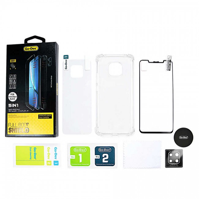 Huawei Mate 20 Pro Go Des 5 in 1 Full Body Shield Huawei Mate 20 Pro Go Des 5 in 1 Full Body Shield
