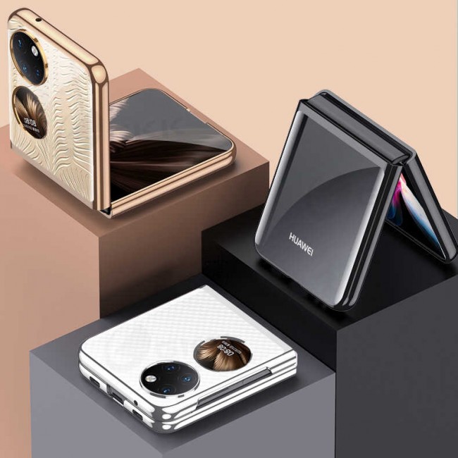 Huawei P50 Pocket Kılıf Zore Kıpta Kapak Huawei P50 Pocket Kılıf Zore Kıpta Kapak