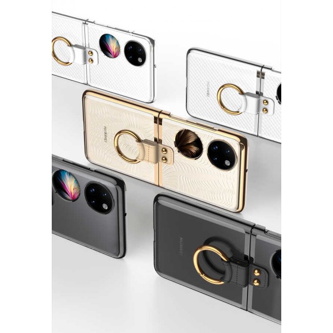 Huawei P50 Pocket Kılıf Zore Yüzüklü Kıpta Kapak Huawei P50 Pocket Kılıf Zore Yüzüklü Kıpta Kapak