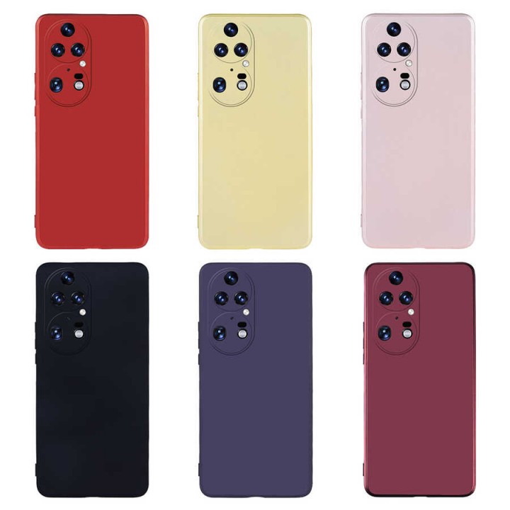 Huawei P50 Pro Kılıf Zore Premier Silikon Kapak