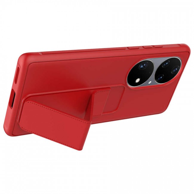Huawei P50 Pro Kılıf Zore Qstand Kapak Huawei P50 Pro Kılıf Zore Qstand Kapak