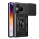 Huawei Pura 70 5G Kılıf Magnetik Standlı Kamera Korumalı Zore Sürgülü Vega Kapak Huawei Pura 70 5G Kılıf Magnetik Standlı Kamera Korumalı Zore Sürgülü Vega Kapak