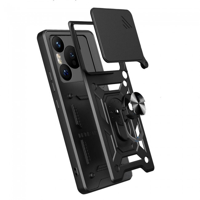 Huawei Pura 70 5G Kılıf Magnetik Standlı Kamera Korumalı Zore Sürgülü Vega Kapak Huawei Pura 70 5G Kılıf Magnetik Standlı Kamera Korumalı Zore Sürgülü Vega Kapak