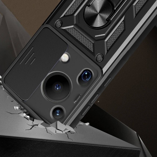 Huawei Pura 70 Ultra Kılıf Magnetik Standlı Kamera Korumalı Zore Sürgülü Vega Kapak Huawei Pura 70 Ultra Kılıf Magnetik Standlı Kamera Korumalı Zore Sürgülü Vega Kapak
