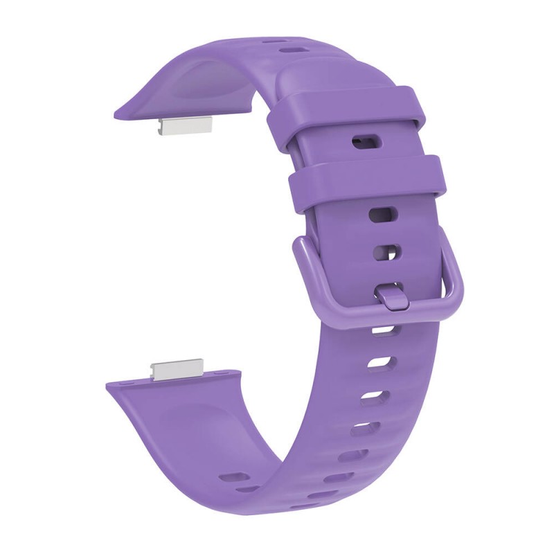 Bal-z Huawei Watch Fit 3 Band Serisi Klasik Kordon Silikon Strap Kayış