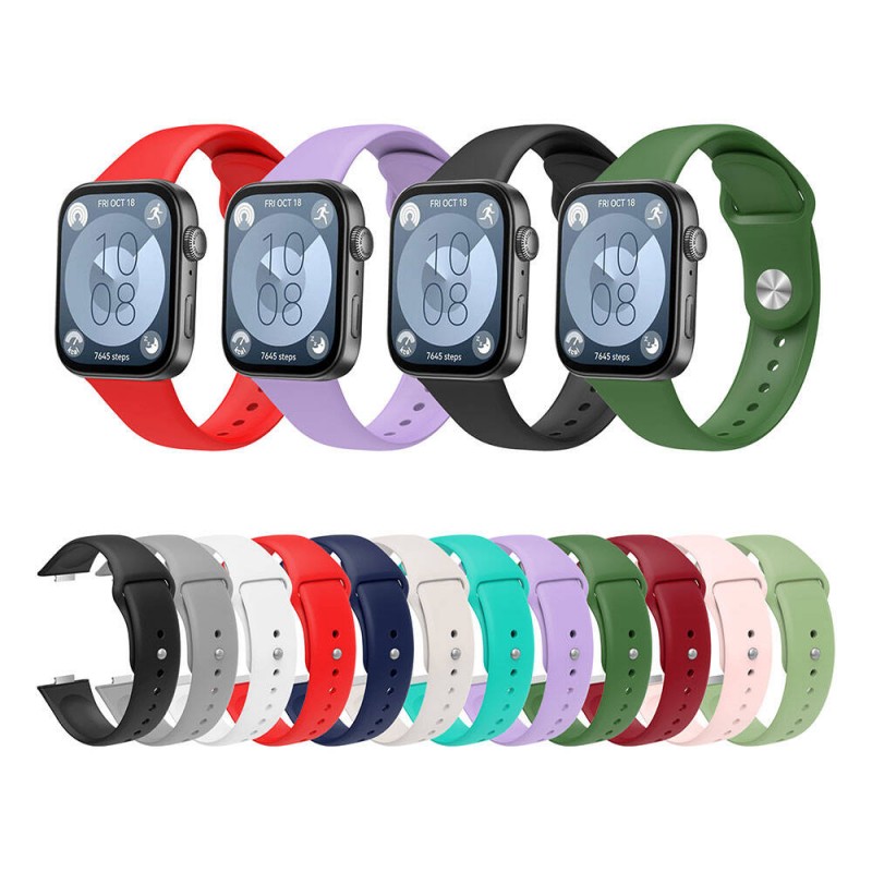 Bal-z Huawei Watch Fit 3 KRD-11 22mm Silikon Kordon