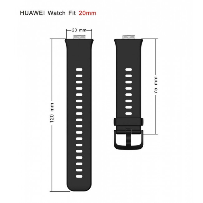Huawei Watch Fit KRD-43 Silikon Kordon Huawei Watch Fit KRD-43 Silikon Kordon