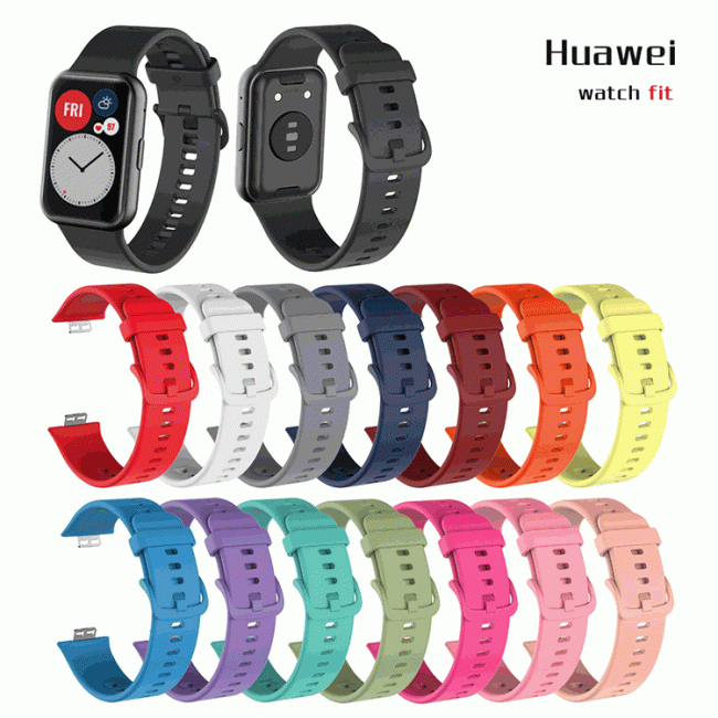 Huawei Watch Fit KRD-43 Silikon Kordon Huawei Watch Fit KRD-43 Silikon Kordon
