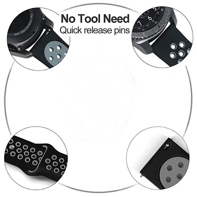 Bal-z Huawei Watch GT 3 42mm KRD-02 Silikon Kordon