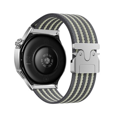 Bal-z Huawei Watch GT 3 42mm  KRD-133 22mm Naylon Kumaş Hasır Örgülü Kordon