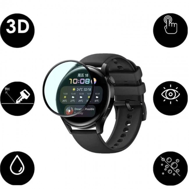Huawei Watch GT 3 42mm Zore PMMA Pet Saat Ekran Koruyucu Huawei Watch GT 3 42mm Zore PMMA Pet Saat Ekran Koruyucu
