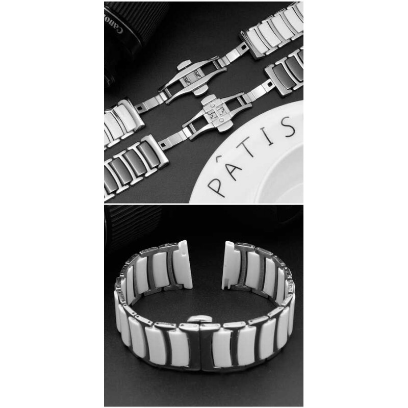 Bal-z Huawei Watch GT 3 46mm Seramik Metal Kordon