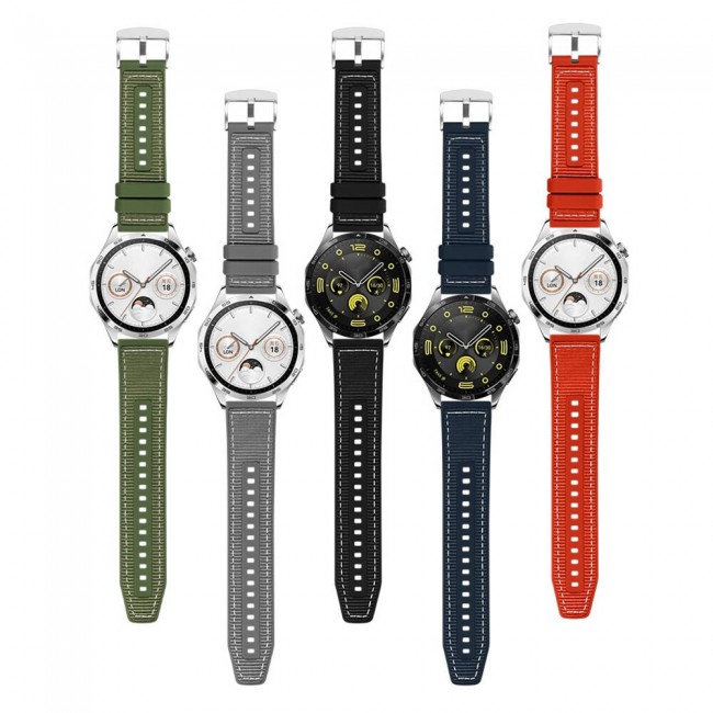 Huawei Watch GT 3 46mm Zore KRD-102 22mm Silikon Kordon Huawei Watch GT 3 46mm Zore KRD-102 22mm Silikon Kordon