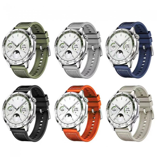Huawei Watch GT 3 46mm Zore KRD-102 22mm Silikon Kordon Huawei Watch GT 3 46mm Zore KRD-102 22mm Silikon Kordon
