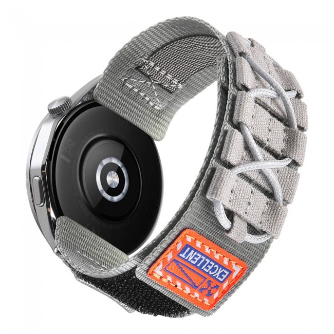 Huawei Watch GT 3 46mm Zore KRD-112 22mm Orbital Örgülü Halat Tasarımlı Naylon Kumaş Hasır Kordon Huawei Watch GT 3 46mm Zore KRD-112 22mm Orbital Örgülü Halat Tasarımlı Naylon Kumaş Hasır Kordon