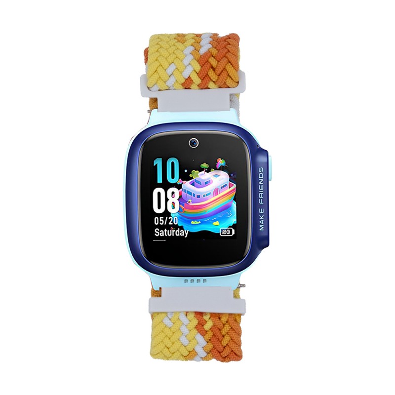 Bal-z Huawei Watch GT5 Pro 42mm  KRD-139 Çocuklara Özel Örgü Kordon