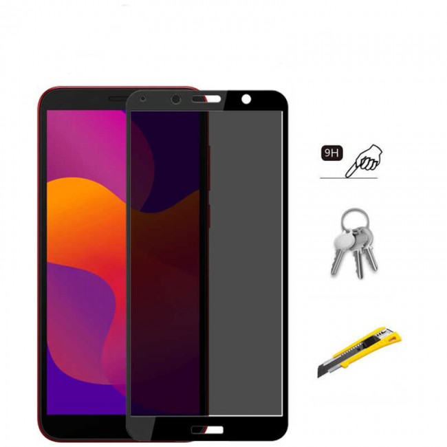 Huawei Y5P Zore New 5D Privacy Temperli Ekran Koruyucu Huawei Y5P Zore New 5D Privacy Temperli Ekran Koruyucu