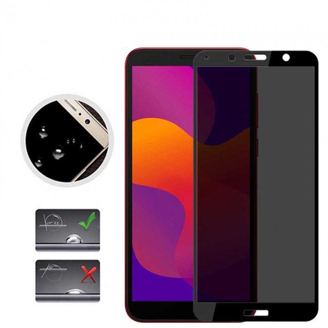 Huawei Y5P Zore New 5D Privacy Temperli Ekran Koruyucu Huawei Y5P Zore New 5D Privacy Temperli Ekran Koruyucu