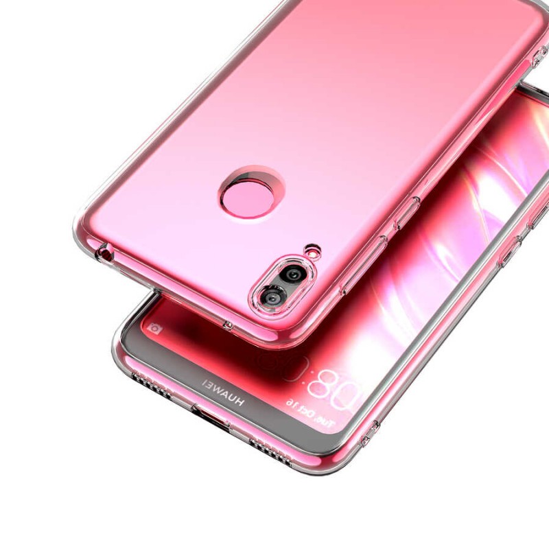 Bal-z Huawei Y7 Prime 2019 Kılıf  Kamera Korumalı Süper Silikon Kapak
