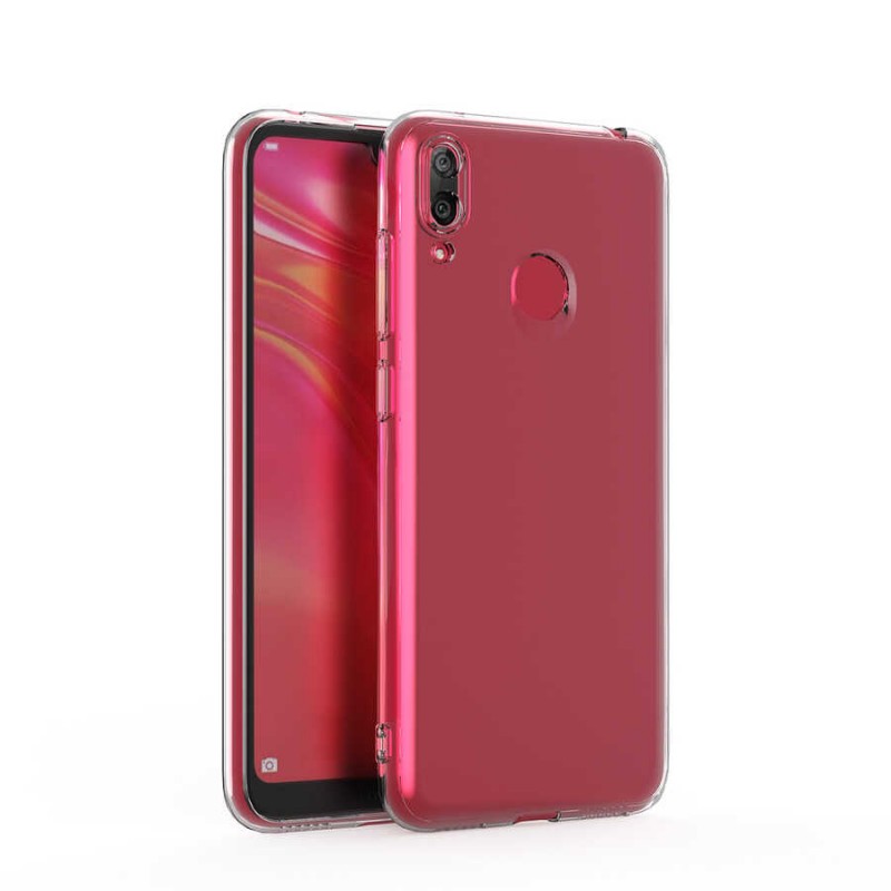 Bal-z Huawei Y7 Prime 2019 Kılıf  Kamera Korumalı Süper Silikon Kapak