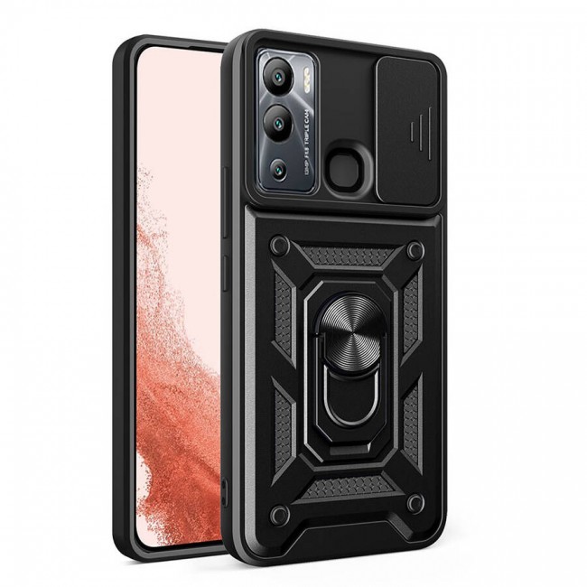 İnfinix Hot 20i Kılıf Magnetik Standlı Kamera Korumalı Zore Sürgülü Vega Kapak İnfinix Hot 20i Kılıf Magnetik Standlı Kamera Korumalı Zore Sürgülü Vega Kapak