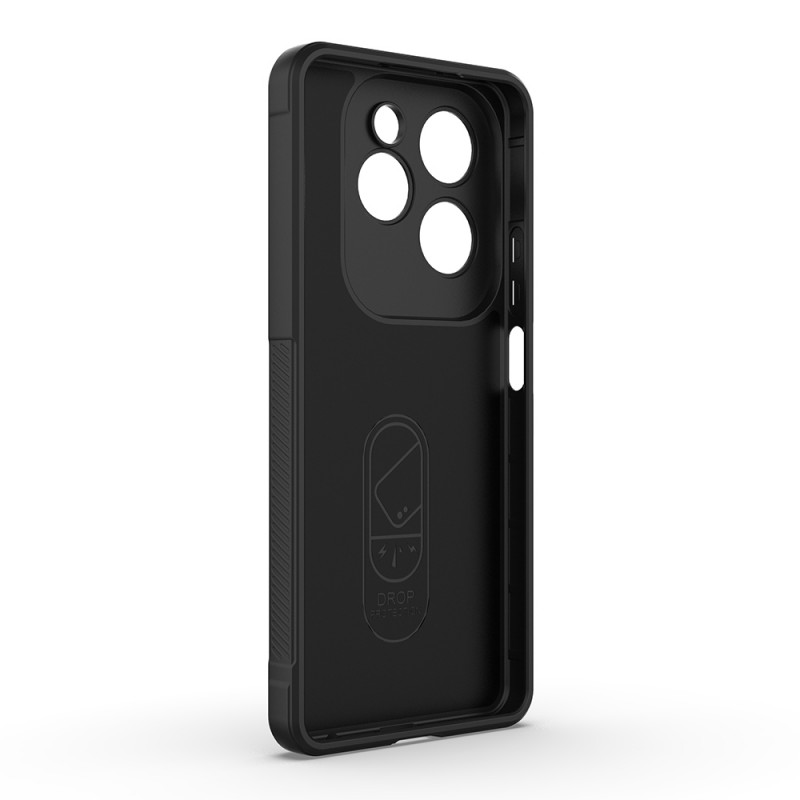 Bal-z İnfinix Hot 40 Kılıf Esnek TPU Oyuklu Arka Yüzey Tasarımlı Zore Etnik Silikon Kapak