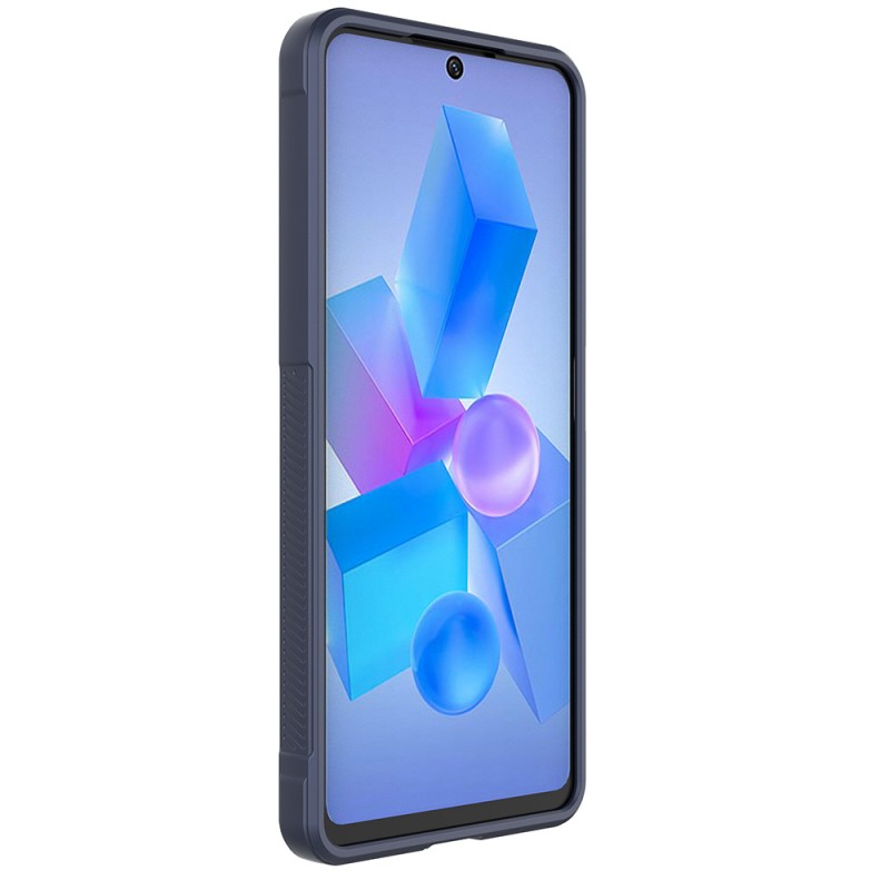 Bal-z İnfinix Hot 40 Pro Kılıf Esnek TPU Oyuklu Arka Yüzey Tasarımlı Zore Etnik Silikon Kapak