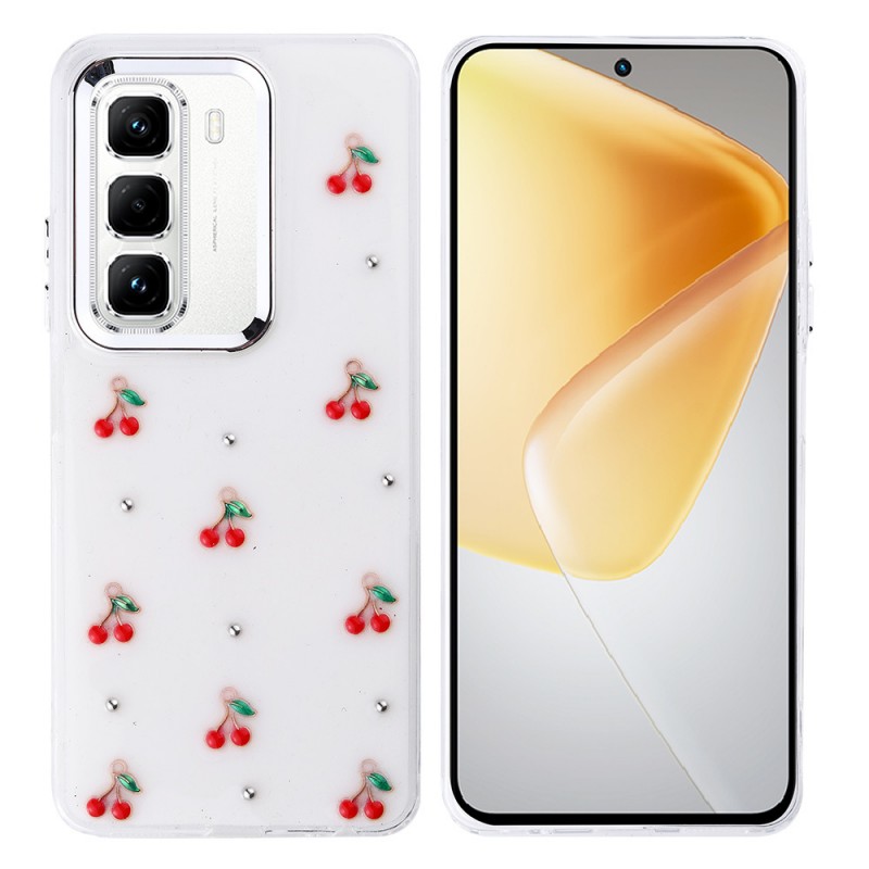 Bal-z İnfinix Hot 50 Pro 4G Kılıf Airbag Tasarımlı Simli Şeffaf Zore Kutup Kapak