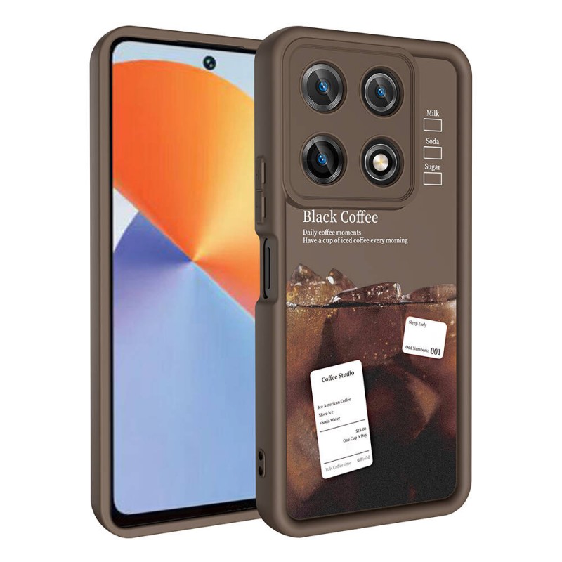 Bal-z İnfinix Note 30 Pro Kılıf Kamera Korumalı Baskılı Arka Yüzey  Klas Kapak