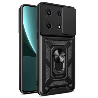 İnfinix Note 30 Pro Kılıf Magnetik Standlı Kamera Korumalı Zore Sürgülü Vega Kapak İnfinix Note 30 Pro Kılıf Magnetik Standlı Kamera Korumalı Zore Sürgülü Vega Kapak