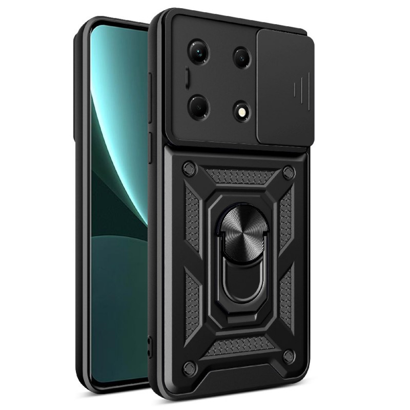 Bal-z İnfinix Note 30 VIP Kılıf Magnetik Standlı Kamera Korumalı Zore Sürgülü Vega Kapak