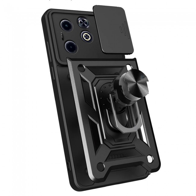 İnfinix Smart 8 Kılıf Magnetik Standlı Kamera Korumalı Zore Sürgülü Vega Kapak İnfinix Smart 8 Kılıf Magnetik Standlı Kamera Korumalı Zore Sürgülü Vega Kapak