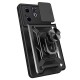 İnfinix Smart 8 Kılıf Magnetik Standlı Kamera Korumalı Zore Sürgülü Vega Kapak İnfinix Smart 8 Kılıf Magnetik Standlı Kamera Korumalı Zore Sürgülü Vega Kapak
