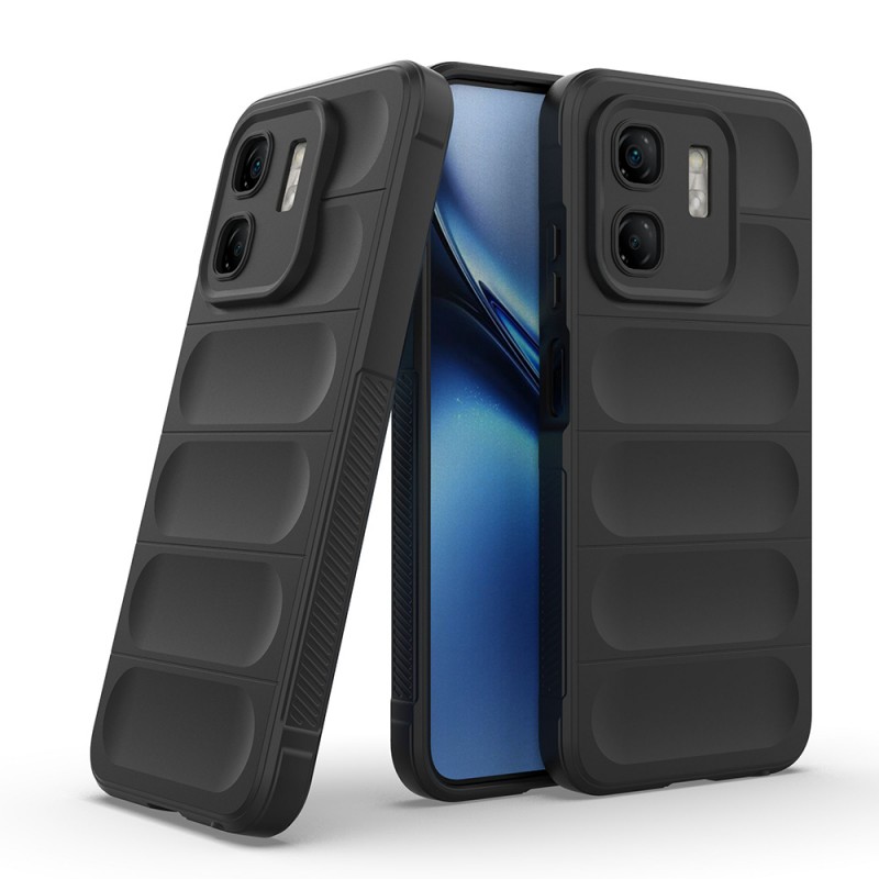 Bal-z İnfinix Smart 9 Kılıf Esnek TPU Oyuklu Arka Yüzey Tasarımlı Zore Etnik Silikon Kapak