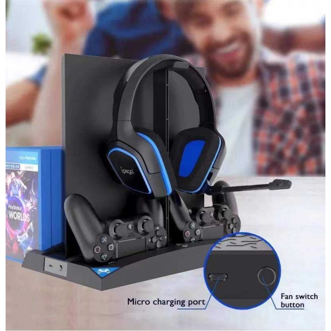 iPega PG-P4009 Playstation 4 Şarj İstasyonu ve Kulaklık Standı iPega PG-P4009 Playstation 4 Şarj İstasyonu ve Kulaklık Standı