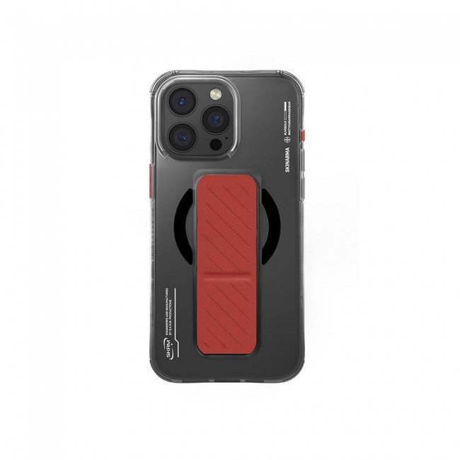 Apple iPhone 16 Pro Kılıf Magsafe Şarj Özellikli Teknoloji Desenli Standlı Skinarma Axon Kapak Apple iPhone 16 Pro Kılıf Magsafe Şarj Özellikli Teknoloji Desenli Standlı Skinarma Axon Kapak