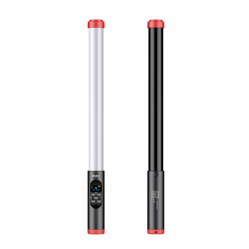 Bal-z Jmary FM-128RGB OLED Ekran Göstergeli RGB Led Işıklı Su Geçirmez Aydınlatma Çubuğu