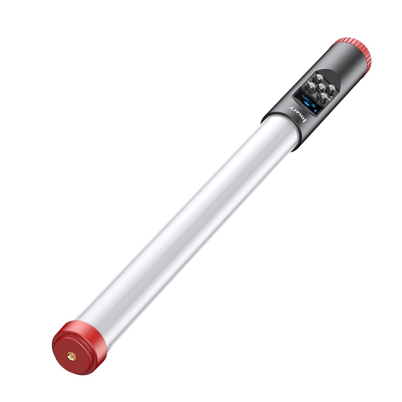 Bal-z Jmary FM-128RGB OLED Ekran Göstergeli RGB Led Işıklı Su Geçirmez Aydınlatma Çubuğu