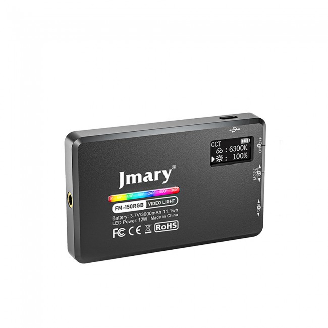 Jmary FM-150RGB RGB Led Telefon-Kamera Üstü Aydınlatma Işığı Jmary FM-150RGB RGB Led Telefon-Kamera Üstü Aydınlatma Işığı