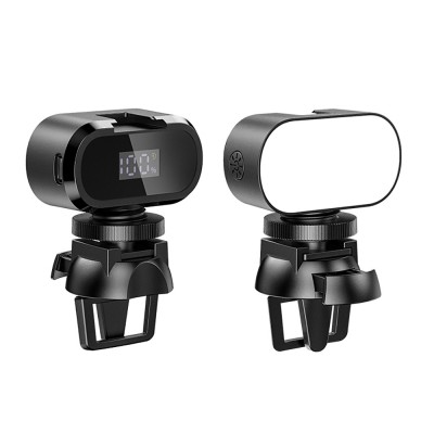 Bal-z Jmary FM-16RGB Mandallı Dijital LED Göstergeli Telefon-Kamera Üstü RGB Lamba 750mAh