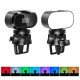 Jmary FM-16RGB Mandallı Dijital LED Göstergeli Telefon-Kamera Üstü RGB Lamba 750mAh Jmary FM-16RGB Mandallı Dijital LED Göstergeli Telefon-Kamera Üstü RGB Lamba 750mAh