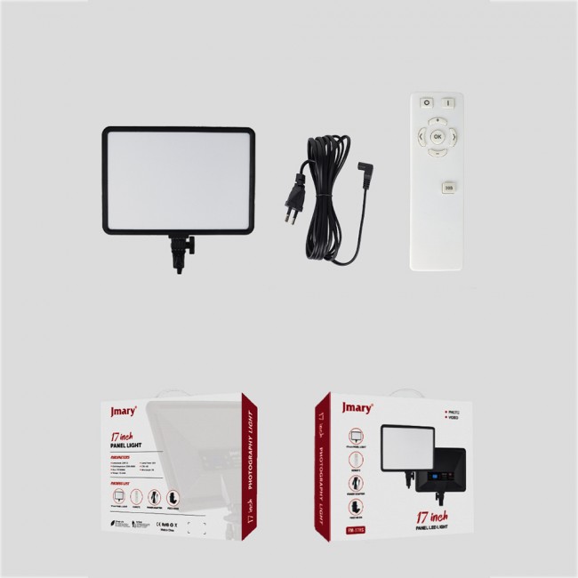 Jmary FM-17RS Uzaktan Kumandalı Dijital Göstergeli 17 inç LED Panel Video Işığı Jmary FM-17RS Uzaktan Kumandalı Dijital Göstergeli 17 inç LED Panel Video Işığı