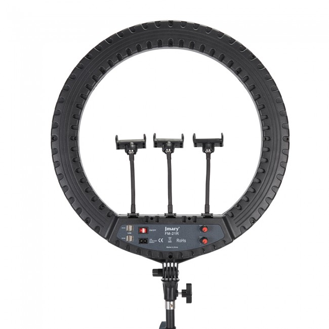 Jmary FM-21R Uzaktan Kumandalı 52cm Işıklı Telefon Tutucu Ring Light