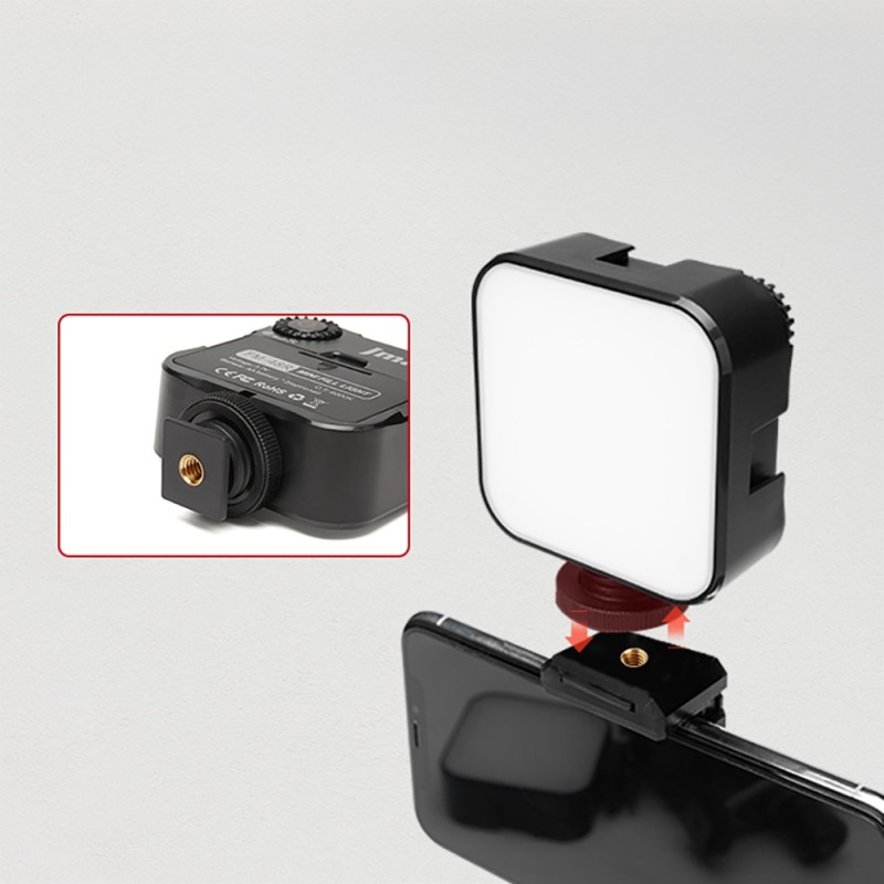 Bal-z Jmary FM-48R Mini Fill Light Telefon-Kamera Üstü Pilli Aydınlatma Işığı