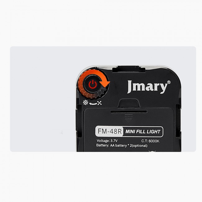 Jmary FM-48R Mini Fill Light Telefon-Kamera Üstü Pilli Aydınlatma Işığı Jmary FM-48R Mini Fill Light Telefon-Kamera Üstü Pilli Aydınlatma Işığı