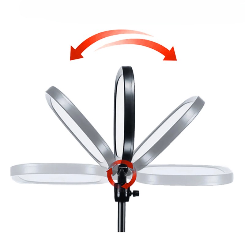 Bal-z Jmary FM-58R Değiştirilebilir Ayaklı 9 inç LED Panel Aydınlatma Işığı