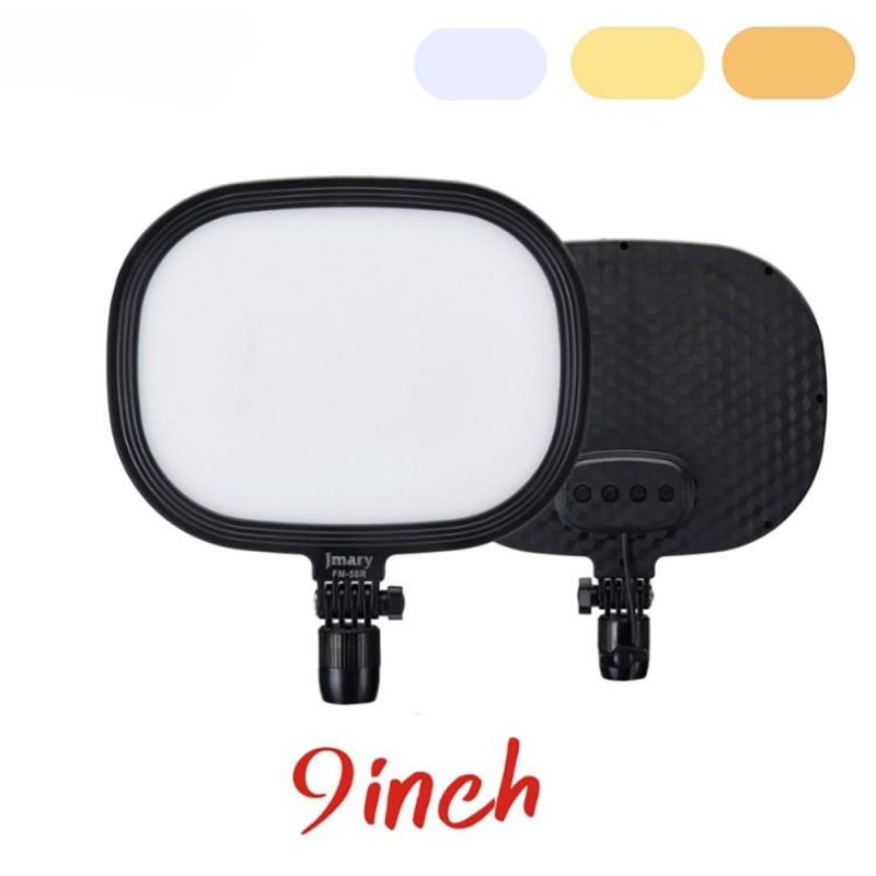 Bal-z Jmary FM-58R Değiştirilebilir Ayaklı 9 inç LED Panel Aydınlatma Işığı