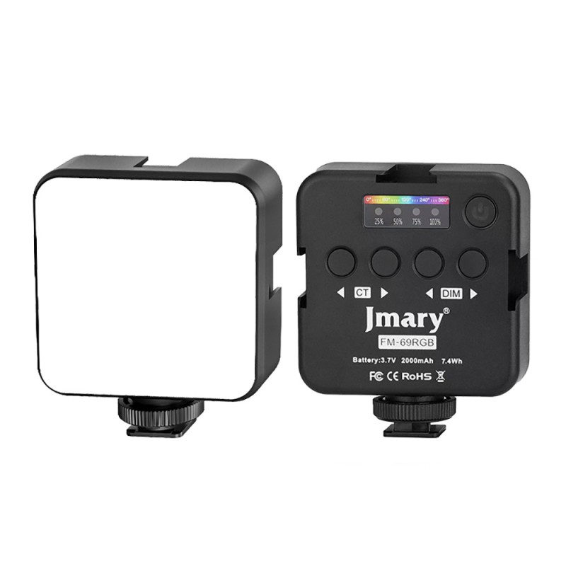 Bal-z Jmary FM-69RGB RGB Led Telefon-Kamera Üstü Pilli Aydınlatma Işığı